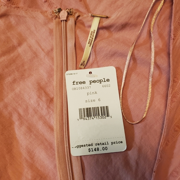 Free People Pink The Delightful Mini Dress - Picture 5 of 8